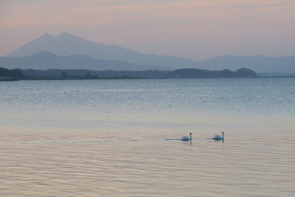 霞ヶ浦夕景