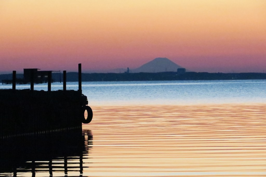 霞ヶ浦夕景３