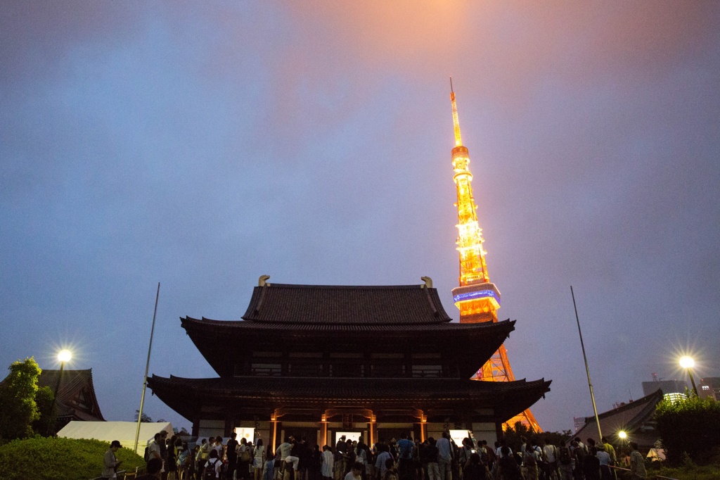 温かい光＊増上寺