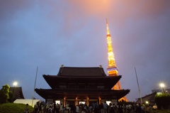 温かい光＊増上寺