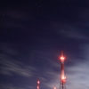 夜風に赤色をのせて