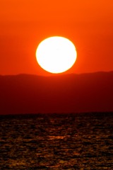 夕日