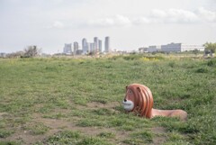 二子玉川のライオン　横から