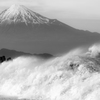 富士山（モノクロ）