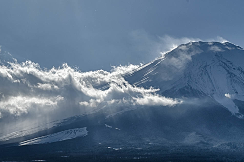 ダイアモンド前の富士山
