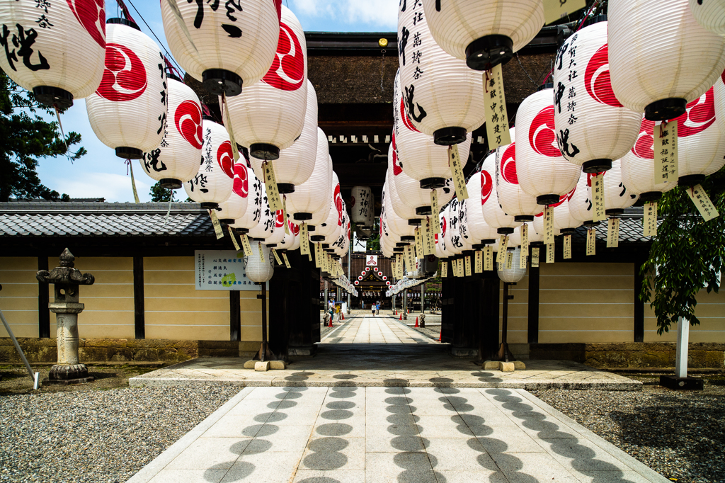 多賀大社　万灯祭（準備中）1