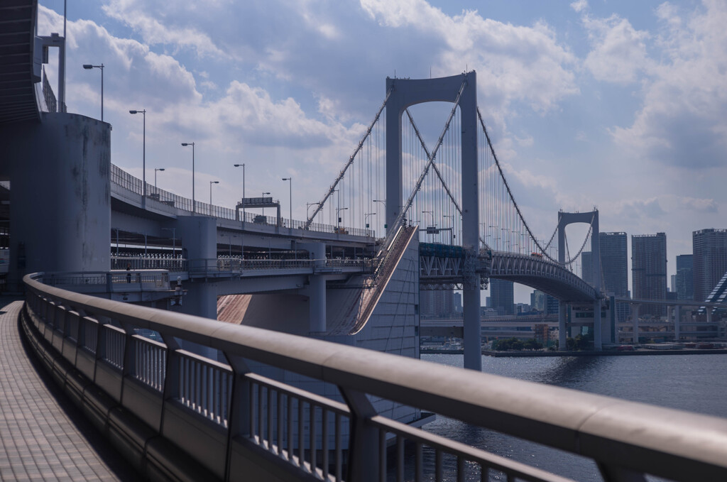 レインボーブリッジの遊歩道