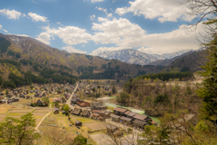 白川郷　天守閣展望台