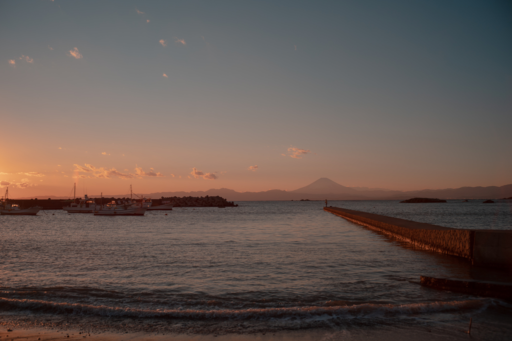 夕暮れ