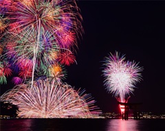 宮島水中花火大会