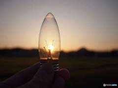 夕陽という照明