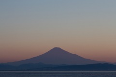朝の富士〜和田浜〜
