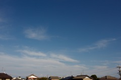 今日の空