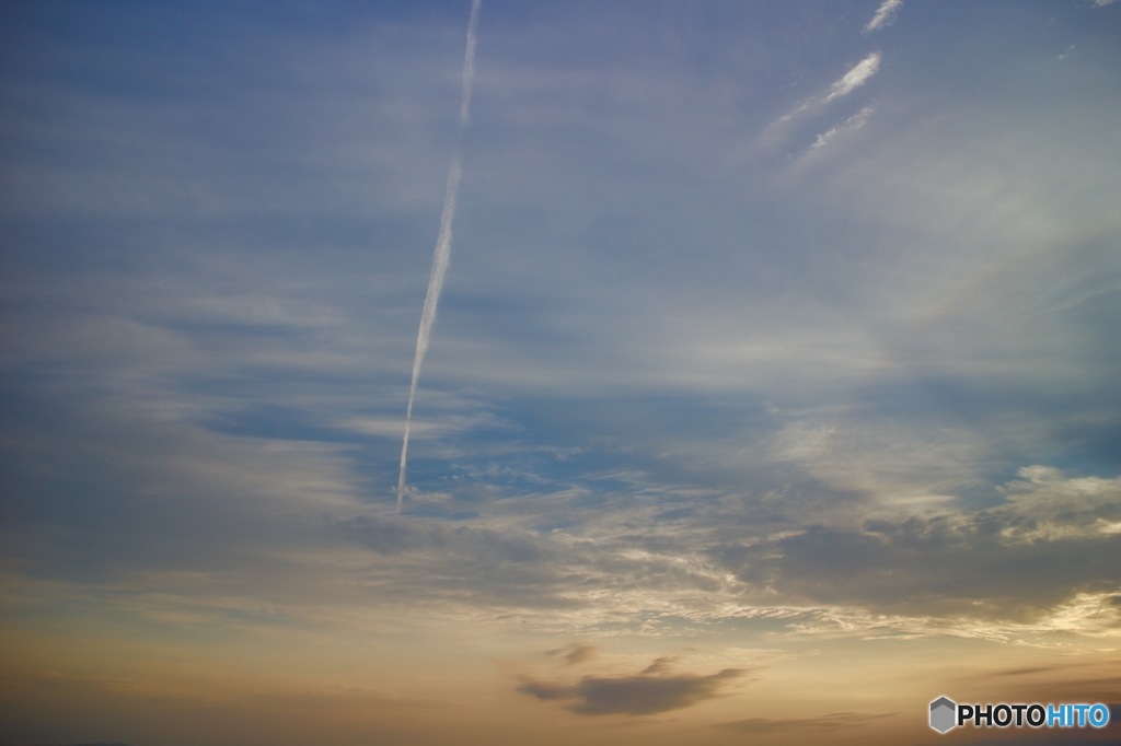 飛行機雲１
