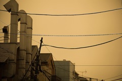 町工場の夕暮