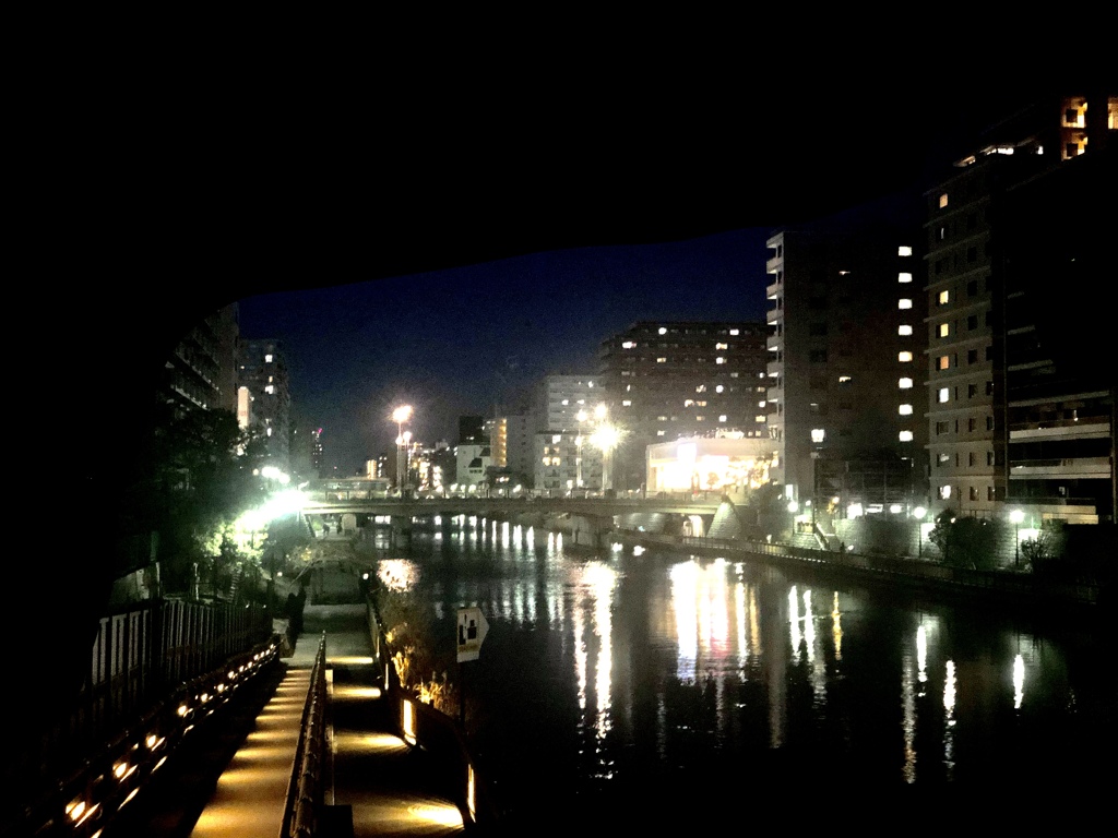 にじむ街の灯を2人みていた