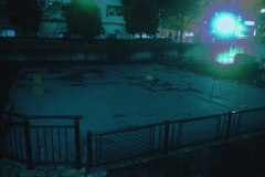 a pool without water