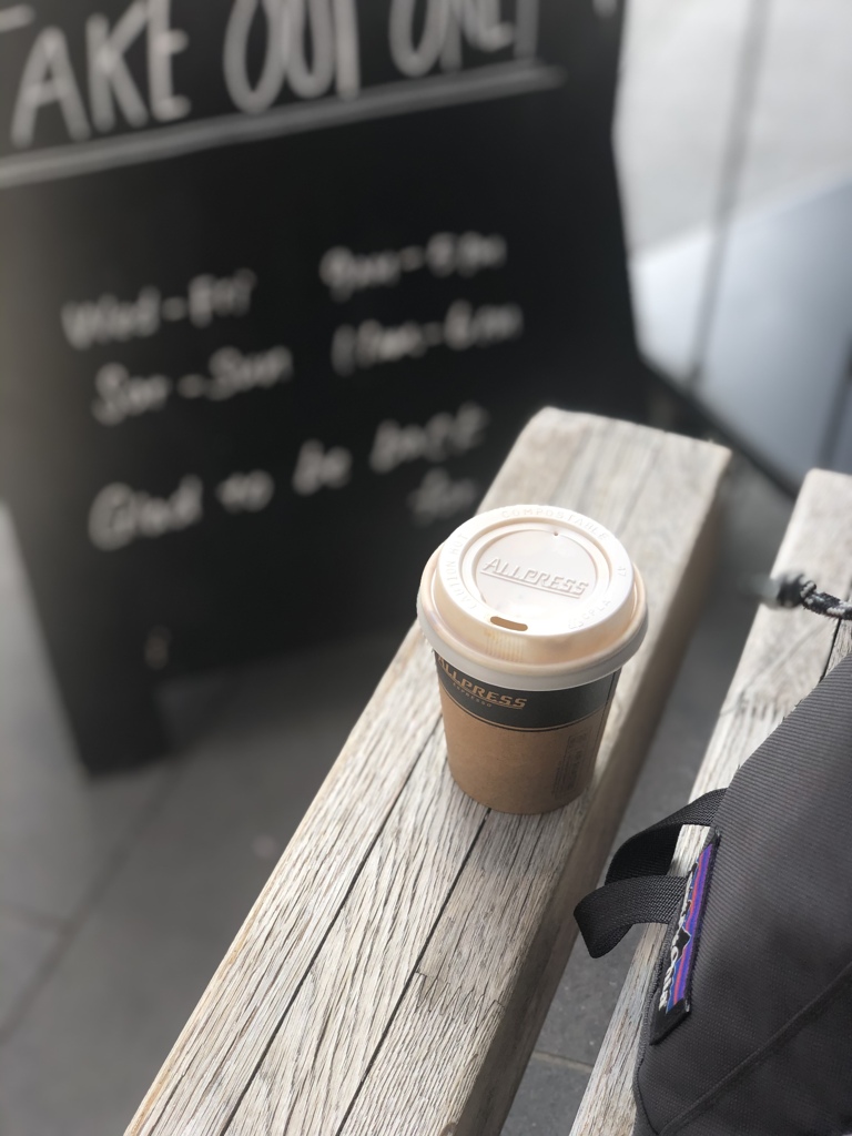 a traveling cup