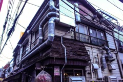 ホルモン店の夕暮
