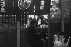 帳場のお客さん