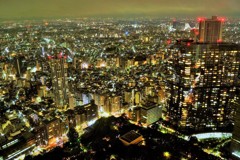 新宿都庁からの夜景