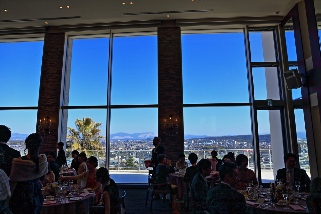 Blue sky wedding!!!