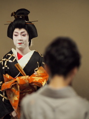 母の撮影