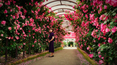 薔薇のトンネル