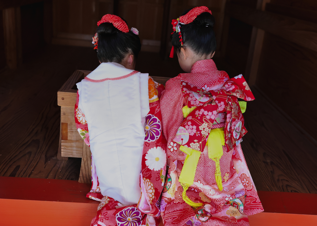 姉妹で七五三
