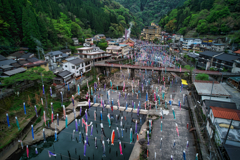 杖立温泉の朝