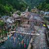 杖立温泉の朝