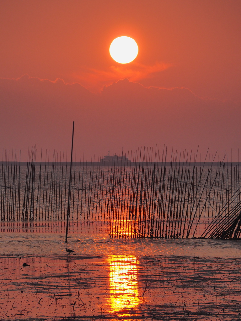 熊本の夕陽5・奇跡のオーシャンアロー号