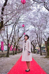 桜ポトレ