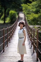 吊橋ポートレート