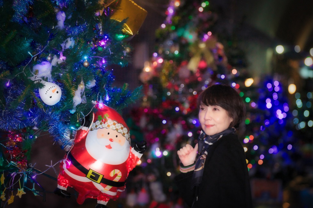 With Santa Claus