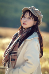 冬の阿蘇の空気が澄み渡る