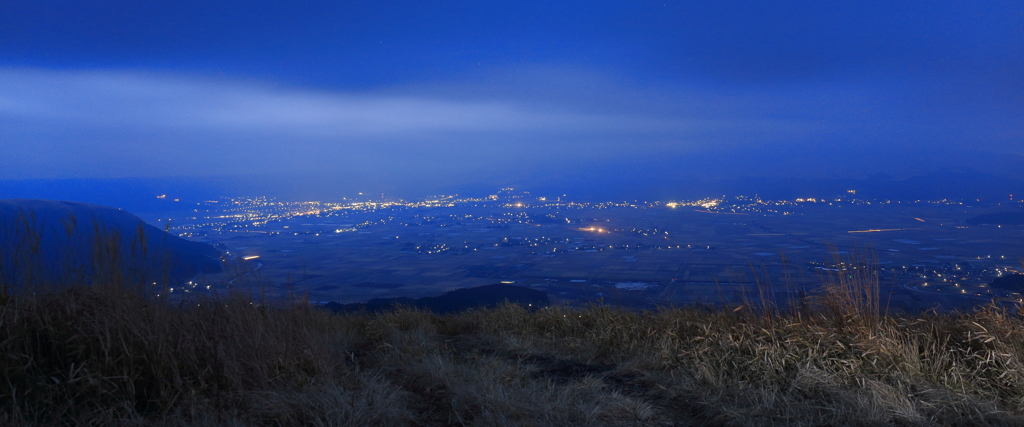 夜明け前＠大観峰