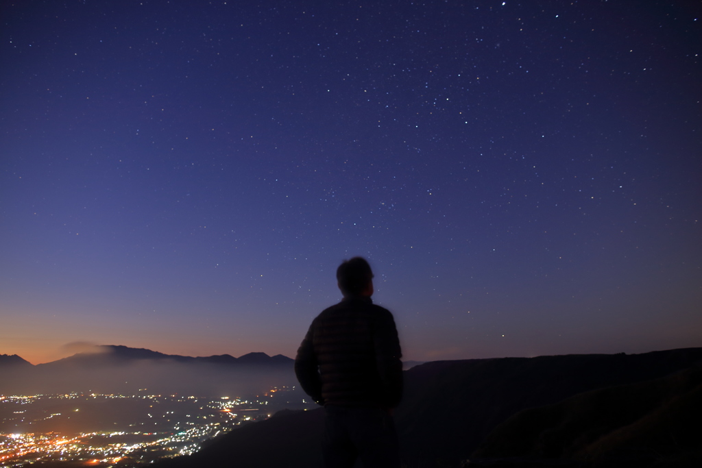 星景セルフポートレート
