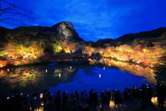 御船山楽園紅葉ライトアップ