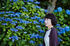 EOS R紫陽花ポトレ