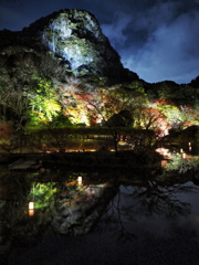 御船山楽園紅葉ライトアップ