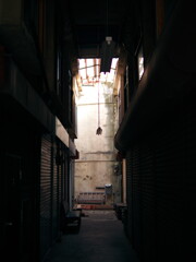 繊維問屋街
