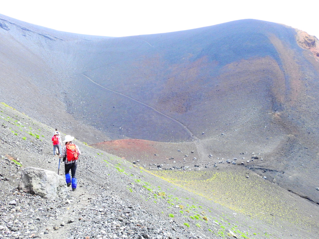 富士山　宝永山第一火口