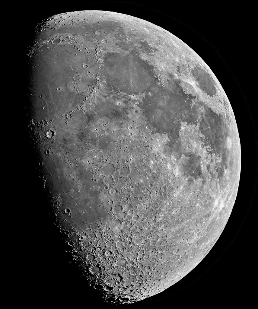 宵月（月齢9.7）2021年3月23日