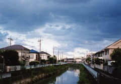 橋の上から