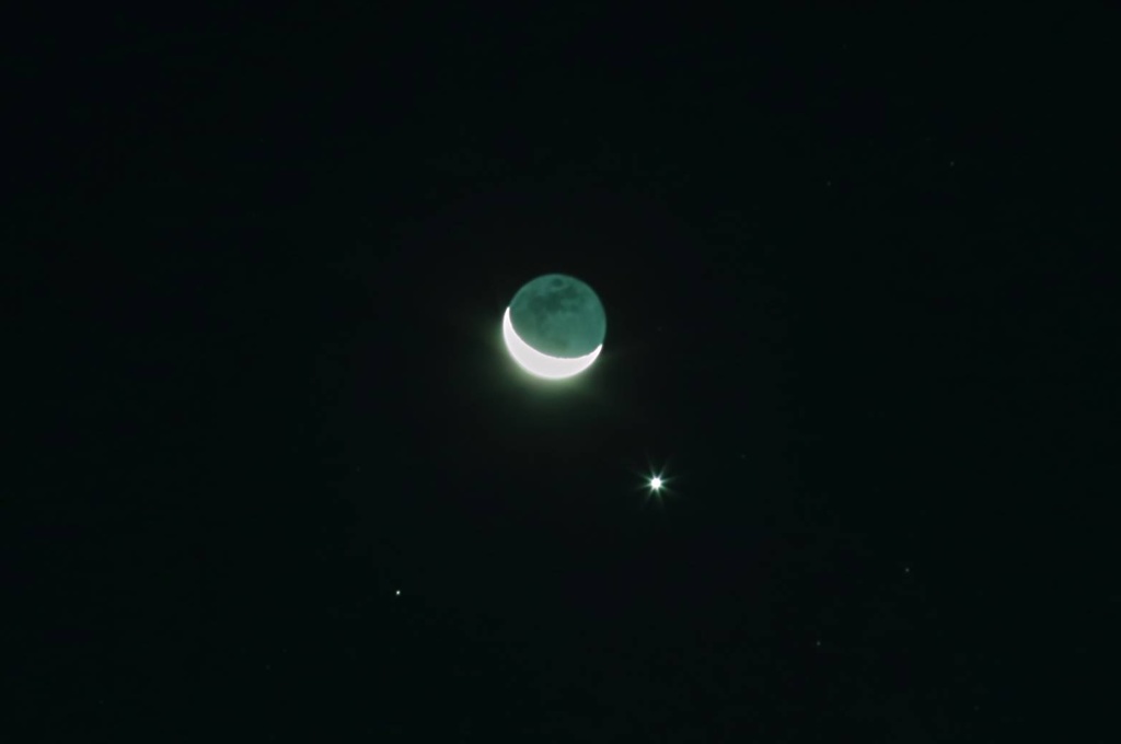 月と金星の接近