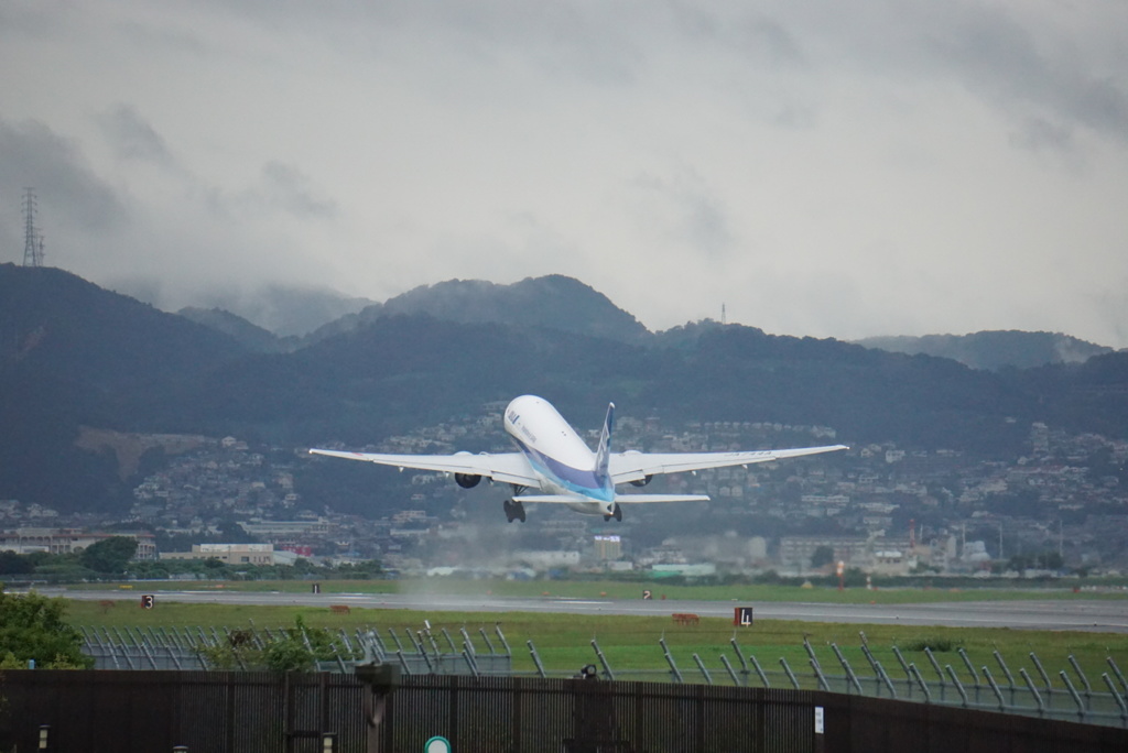 初、飛行機撮影①