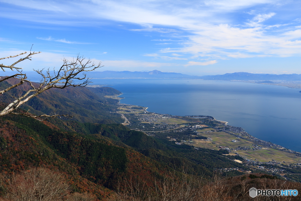 琵琶湖バレイにて湖北を望む②
