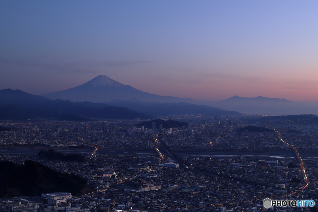 富士山に抱かれて