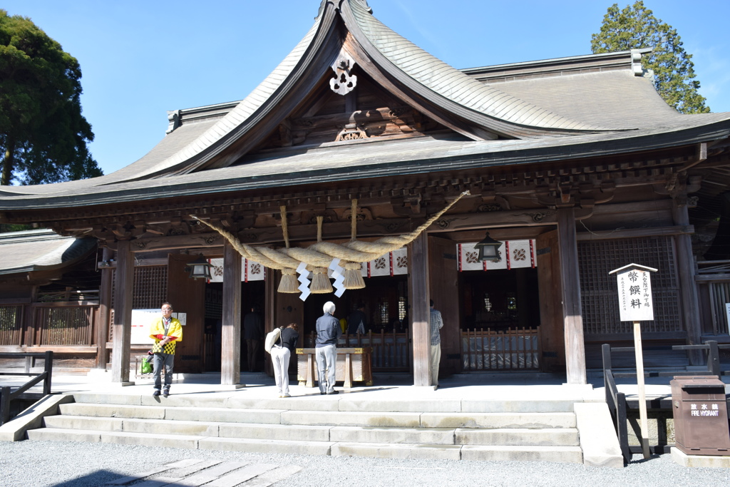 阿蘇神社　拝殿